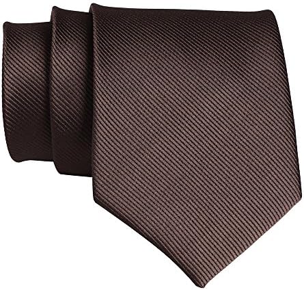 גברים מוצק פוליאסטר טקסטיל עניבות טהור צבע צוואר עניבות