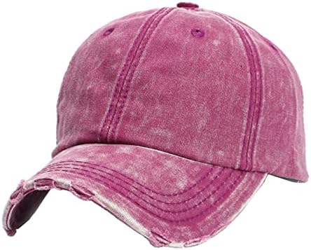 חור אחוי בייסבול כובע כובע מתכוונן יוניסקס מזדמן בייסבול כובעי ג ' ינס שטף כובע מתכוונן עבור יוניסקס אבזרים