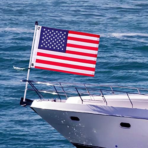 דגל אמריקאי 12.5& 34; איקס 18& 34; דגל אמריקאי קטן ארה ' ב ימי דגל אמריקאי דגל סירה עם דגלי כוכבים רקומים לסירות,דגלי