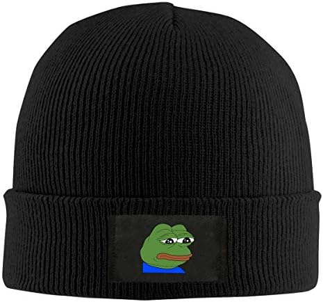 פפה את צפרדע לוגו כפה לגברים נשים רך חורף חם לסרוג כובע גולגולת כובע