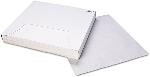 BGC057015 - Bigcraft Papercon נייר נייר עמיד/אניה עמידה בשומן, 15 x 16, לבן, 1000/חבילה