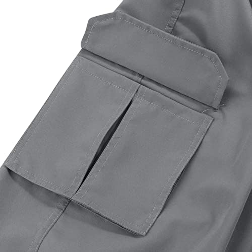 מכנסי מטען של ג'ורסה לגברים, מכנסיים גדולים וגבוהים של מכנסי עבודה מזדמנים מכנסי טיול קלים חיצוניים מכנסי טיול קלים