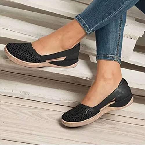 נעלי Salifun ללא החלקה לנשים נשים מחליקות על נעל הליכה סוכרתית אורתופדית עם נעלי אופנה תומכות קשת