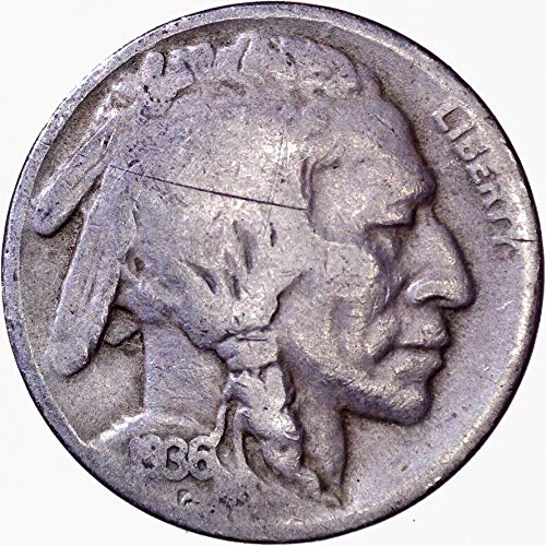 1936 D Buffalo Nickel 5C בסדר מאוד