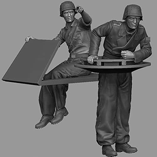 גודמואל 1/35 מלחמת העולם השנייה טנק חייל שרף דמויות / אינו מורכב ולא צבוע חייל מיניאטורי ערכת