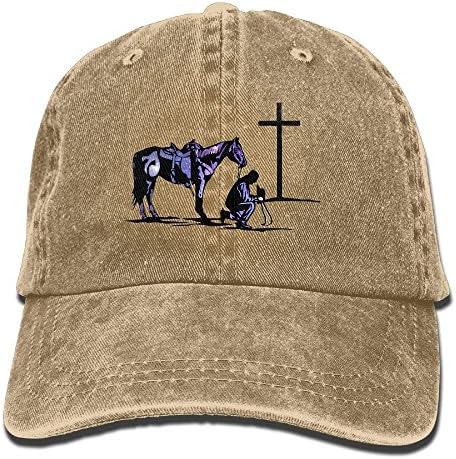 מוקסון קאובוי סוס תפילת יוניסקס למבוגרים בייסבול כובע ספורט חיצוני קאובוי כובע עבור גברים ונשים