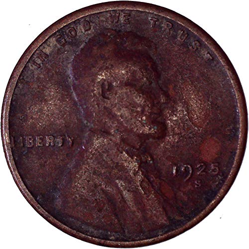 1925 לינקולן חיטה סנט 1 סי הוגן
