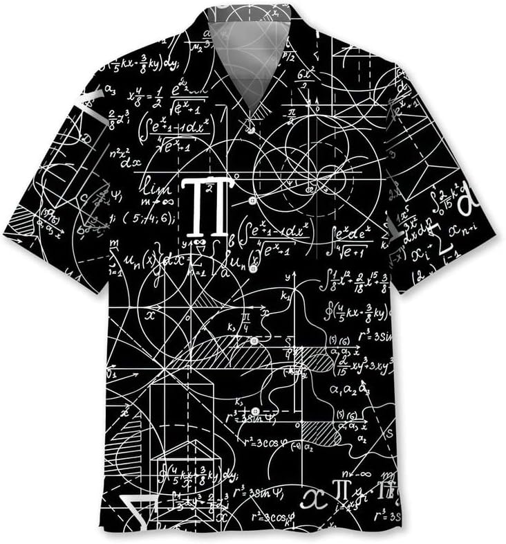 מדע חולצות לגברים, מתמטיקה, ביולוגיה, כימיה, פיסיקה, כדור הארץ חולצה, גברים של כפתור עד קצר שרוול
