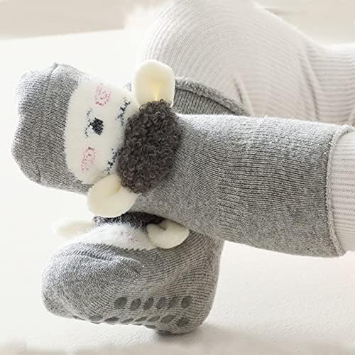 תינוקות פעוטות גרבי רצפת חורף סתיו סתיו וחורף כבש חם גרבי עגל גרביים לילדים אה כן גרביים