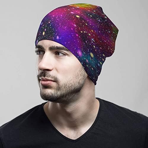 באיקוטואן צבעוני גלקסי יקום הדפסת כפת כובעי גברים נשים עם עיצובים גולגולת כובע