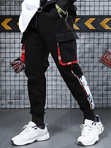 בגדי רחוב של Mokokewen Gearwear Techwear להקת קרסול מכנסי מטען מזדמנים עם כיסים ג'וג'ר