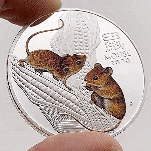 2020 עכבר עכבר גלגל החיות המזלות האוסטרלי גניבת תירס מצופה תירס מצופה זיכרון מטבע מלאכה Geng Zi לשנה מתנות אוסף עותקים