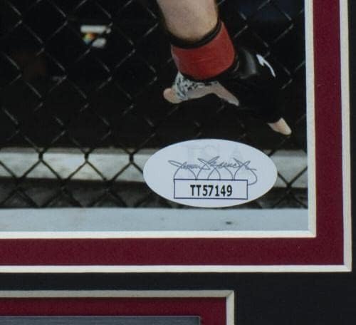 Glover Teixeira חתום ממוסגר 8x10 UFC Photowon Photo JSA - תמונות UFC עם חתימה
