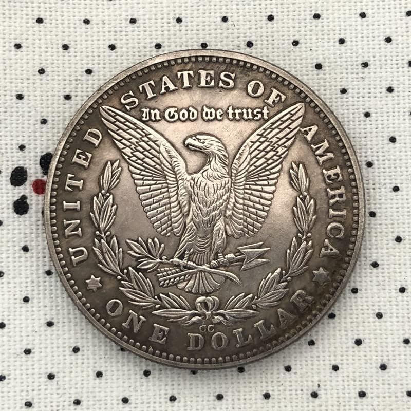 צ'ינגפנג 38 ממ מטבע דולר עתיק כסף מטבע המורגן המורגן טראמפ 1878 סמק 152