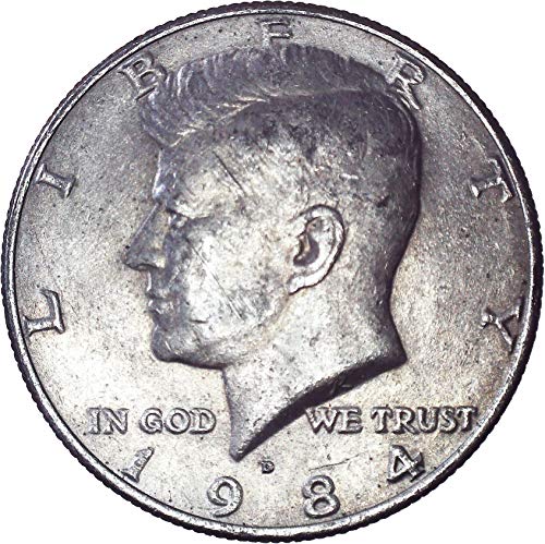 1984 ד קנדי חצי דולר 50 סנט מאוד בסדר