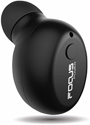 Pocuspower F10 Mini Bluetooth אוזניות אוזניות קטנות ביותר בלתי נראות אלחוטיות עם אוזניות רכב למשחק של 6 שעות עם מיקרופון