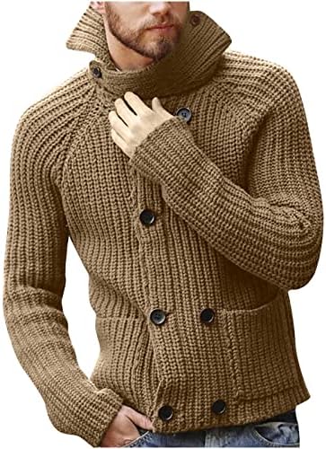 סריגים לגברים קרדיגן אופנה סתיו מעיל חורפי סתיו-סיבוב עם סרוג סרוג משוחרר בתוספת גודל ז'קט ארוך רוחב ארוך