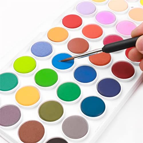 SCDZS מברשות צבע מיניאטוריות הגדרת קו ניילון קו ניילון עט עט ארט רישום לציור צבעי מים אקריליים
