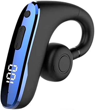 Xunion אוזניים יחיד אוזניות Bluetooth Bluetooth 5.2 תצוגת LED הולכה אוזניות סטריאו ספורטיב