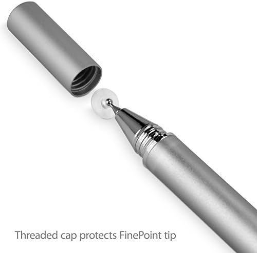 עט חרט בוקס גלוס תואם ל- Vivo V23 Pro - Finetouch Stemitive Stylus, עט חרט סופר מדויק עבור vivo v23 Pro - מכסף מתכתי