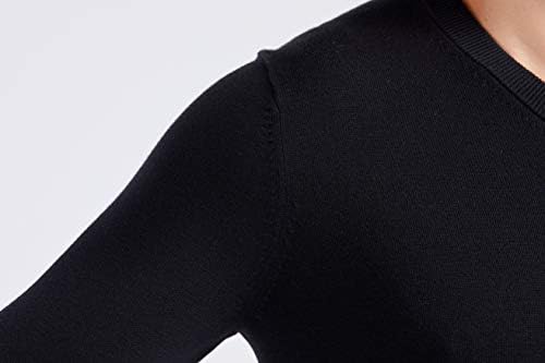 Gilboa - כותנה - V Sweater Men - סוודרים לגברים - שחור V צוואר סוודרים לגברים - סוודר גברים V צוואר - סויטר