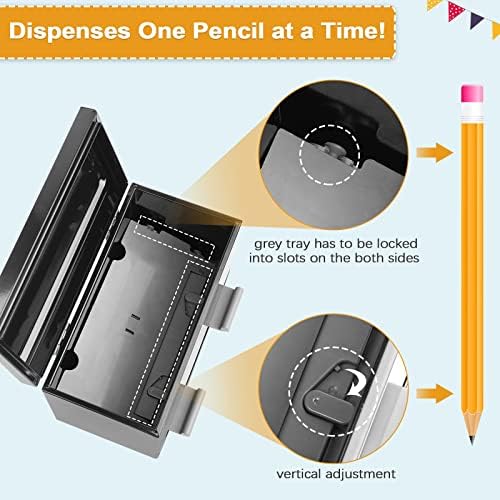 CREPROLY נירוסטה מתקן עיפרון/מחזיק עט למסעדה ביתית בכיתה לעפרונות בתפזורת אחסון/אחסון קשית לשתייה לא עטופים