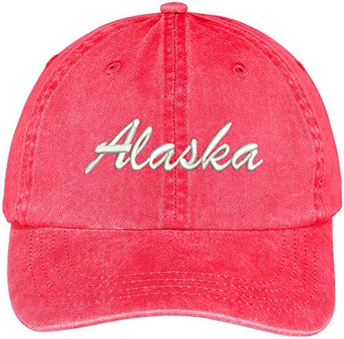 טרנדי הלבשה חנות אלסקה המדינה רקום נמוך פרופיל מתכוונן כותנה כובע