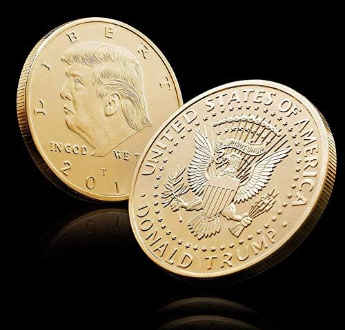 קניון ערכת עט - דונלד ג'יי טראמפ מטבע שמור על אמריקה אתגר נהדר מטבע מטבע נשר אמריקאי מטבע זיכרון 41 ממ סדרת אספני