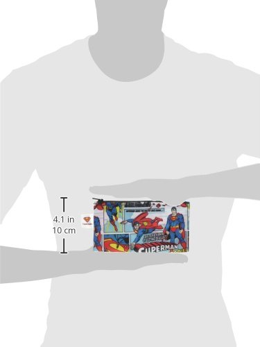 שקיות חטיפים של בומקינס, בד רב פעמי, רחיץ, בטוח למזון, סופרמן קומיקס בחינם-די. סי, 7 על 7 אינץ