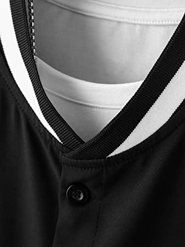 תלבושת תלבושת של 2 חלקים של אויואנגה בייסבול כפתור שרוול קצר מטה עם מכנסיים קצרים