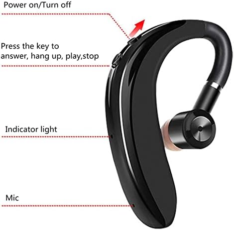 אוזניות Bluetooth אלחוטיות 5.0 באוזניות נהיגה ברכב אלחוטי אוזניים יחיד IPX5 אטום מים RS0