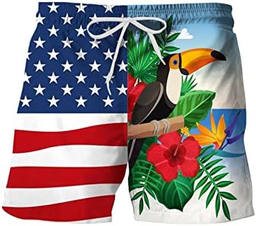 HSSDH אמריקאי דגל מכנסיים קצרים בנים, דגל אמריקאי גזעי שחייה לגברים בארהב דגל ארהב דגל שחייה גזעים לכיסי מכנסיים