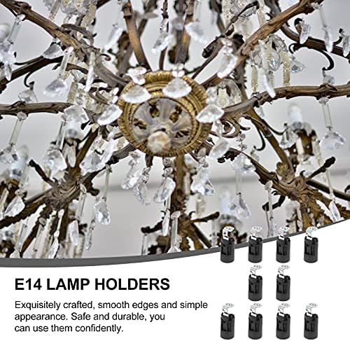 מחזיק מנורת סוגר E14 מחזיק מנורה E14 LED E14 Light Light Base Crystal.