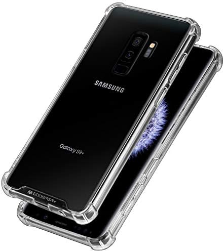 Goospery Galaxy S9 Plus Case, כיסוי פגוש מגן ברור קריסטל עם פינות מחוזקות, מארז טלפון היברידי דק -זעזועים